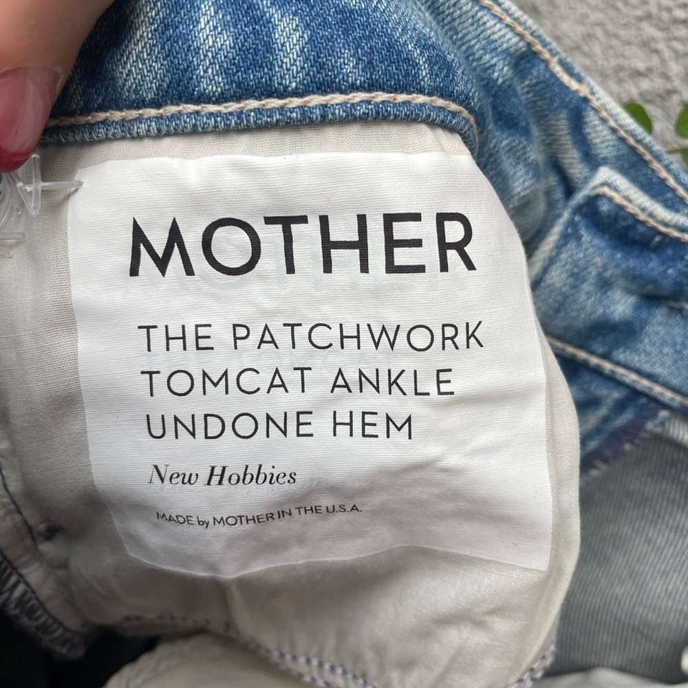 MOTHER X Carolyn Murphy Patchwork Tomcat Ankle Undone - Picture 7 of 12